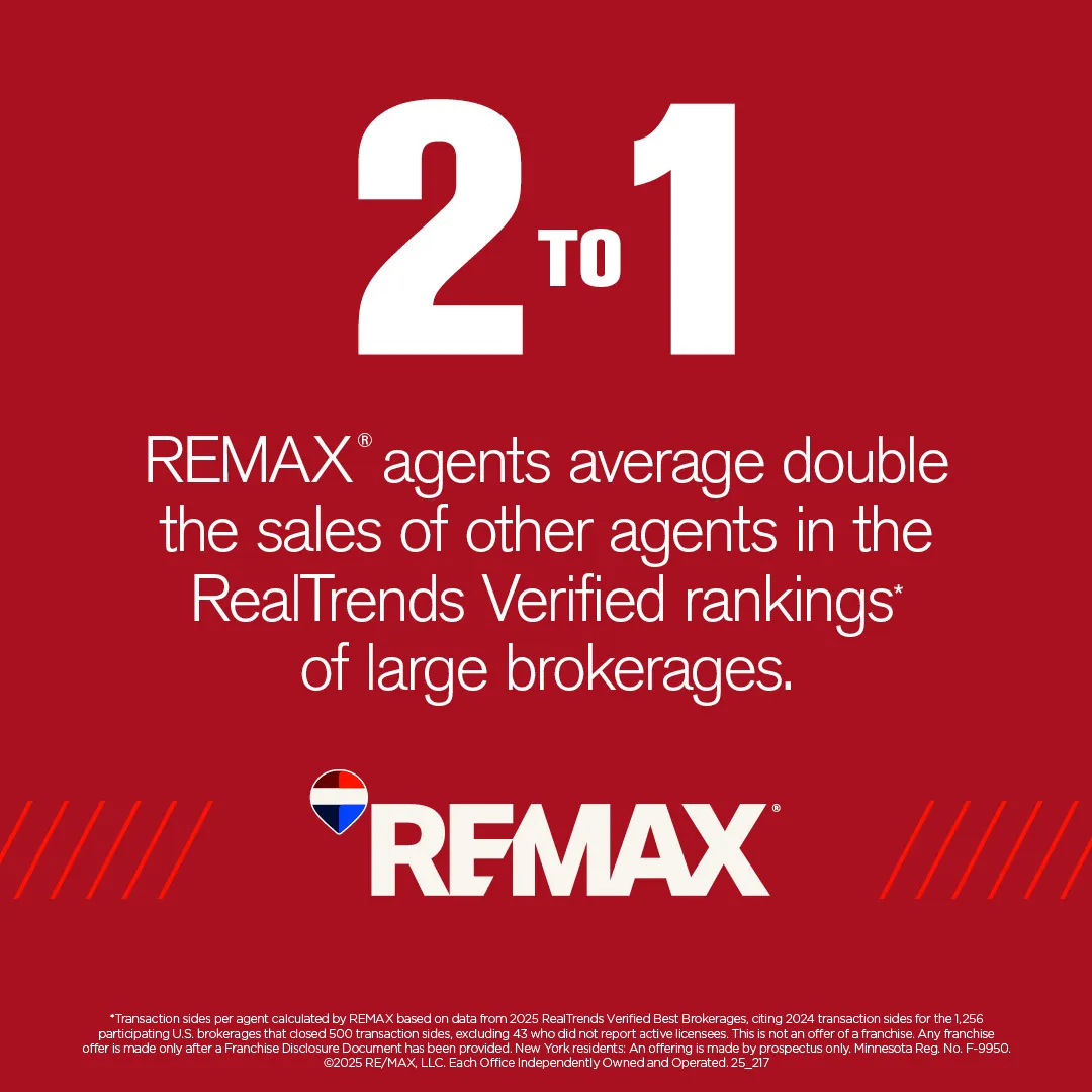 RE/MAX Agents Outsell Others 2 to 1